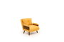 Atelier Del Sofa Cosmo Single - Amarillo Mostaza